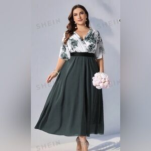 Plus size maxi dress, new